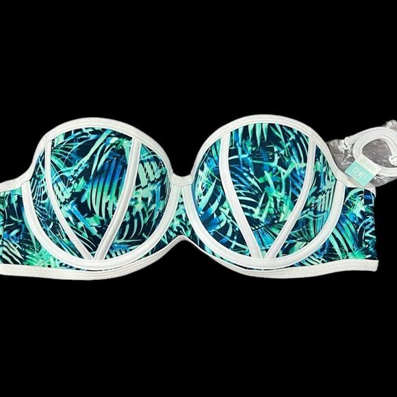 Victorias Secret Pink Swim Push-Up Padded Underwire Bikini top Large A-C - Picture 1 of 2